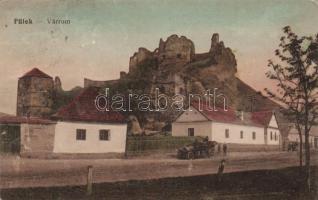 Fülek, várrom / castle, automobile