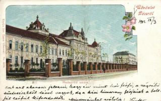 Pécs, Hadapród iskola, floral