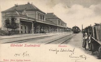 Szatmárnémeti, railway station