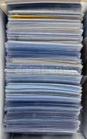 kb. 1000 db különböző méretű használt képeslaptok / cca 1000 used postcard-case