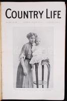 1911 A Country Life amerikai életmódmagazin negyed évfolyama vászonba bekötve. Sok képpel / 1911 Country Life american magazine. 4. semester bound. Lots of pictures