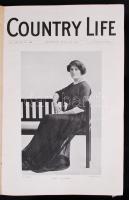 1910 A Country Life amerikai életmódmagazin negyed évfolyama vászonba bekötve. Sok képpel / 1910 Country Life american magazine. 3. semester bound. Lots of pictures