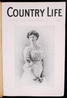 1906 A Country Life amerikai életmódmagazin negyed évfolyama vászonba bekötve. Sok képpel / 1906 Country Life american magazine. 4. semester bound. Lots of pictures