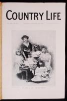 1909 A Country Life amerikai életmódmagazin negyed évfolyama vászonba bekötve. Sok képpel / 1909 Country Life american magazine. 1. semester bound. Lots of pictures