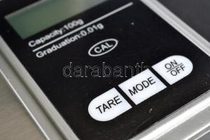 Swan ékszerészmérleg század gramm pontosság, 0,01-100g új állapotban elemmel, eredeti dobozban / Jeweller's scales