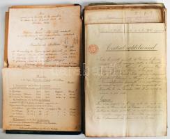 1880 A Debrecen-Nánás helyi érdekű gőzmozdonyú vasút  terve, költségvetése, megtérülési számítása, s...