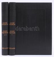 Maurois, André: Anglia története I.-II. Fordította: Németh Andor. Bp., 1937. Athenaeum. 576 p. Kiadói egészvászon kötésben