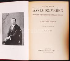 A Magyar Földrajzi Társaság könyvtára: Hen Svedin: Ázsia szívében I.-II. Bp. Lampel. Számos illusztr...