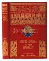 A Magyar Földrajzi Társaság könyvtára: Steinen Károly: Közép-Brazília természeti népei között. A második Singu-expedició (1887-1888) útjának vázolása és eredményei. Átdolg. Bátky Zsigmond.. Bp. 1923. Lampel. Számos illusztrációval. Kiadói, aranyozott vászonkötésben. Nagyon szép állapotban