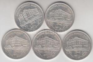 1992. 200Ft Ag "MNB" (5x) T:2