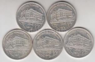 1992. 200Ft Ag "MNB" (5x) T:2