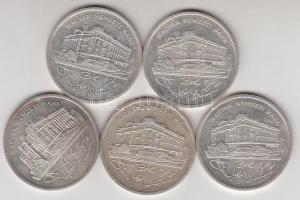 1992. 200Ft Ag "MNB" (5x) T:2