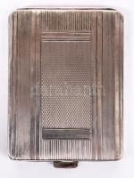 1872-1922 Ezüst (Ag) púdertartó, bécsi, 800-as tisztaságú, monarchiabeli jelzéssel, fém betéttel / 
...