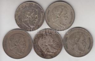 1947. 5Ft Ag "Kossuth" (5x) T:3