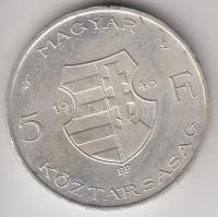 1946. 5Ft Ag "vastag Kossuth" T:2-