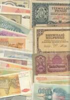 Tartalmas külföldi bankjegy gyűjtemény a világ minden részéről, összesen 281db klf UNC-os papírpénz + 40db vegyes tartású világpénz és néhány magyar bankjegy. A gyűjtemény tartalmaz néhány osztrák városi szükségpénzt is T:I/vegyes Nice collection of world paper money including 281pcs of different UNC banknotes and 40pcs of mixed banknotes from the whole world C:UNC/mixed