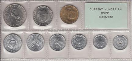 1982. 2f-10Ft 9db klf érmés forgalmi sor fóliatokban T:1
