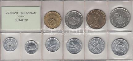 1984. 2f-20Ft 10db klf érmés forgalmi sor fóliatokban T:1