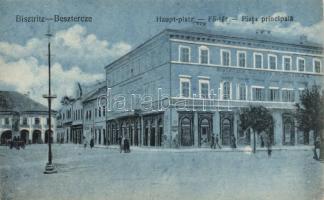 Beszterce Fő tér, Kollmann & Keresztes-üzlet / main square, shop