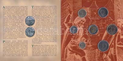 2001. 1Ft-100Ft 7klf db, szettben "Ezeréves a magyar pénzverés" T:BU