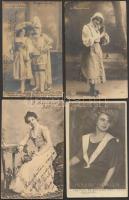 11 db régi motívum képeslap színészekről / 11 old motive cards, actors