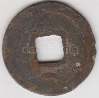 Kína Császárság / Tang Dinasztia / Li Yuan 618-626. 1C Br "Kai-Yuan Tung-Pao" (2.96g) T:2- China Empire / Tang Dynasty / Li Yuan 618-626. 1 Cash Br "Kai-Yuan Tung-Pao" (2.96g) C:VF