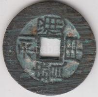 Kína Császárság / Ming Dinasztia / Wu San-Kuei 1674-1677. 1C "Li-Yung Tung-Pao" (3.66g) T:...