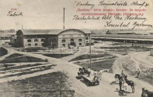 Harkány, Hévíz áztató-, kender-, és lengyár Részvénytársaság (ázott / wet damage)