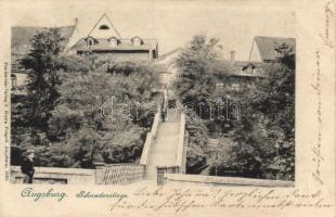 Augsburg, Schwedenstiege (wet damage)