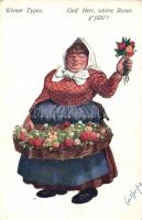 Wiener Typen, florist, artist signed (EK)