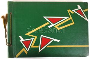 Modern műbőr fotóalbum, 22×32 cm