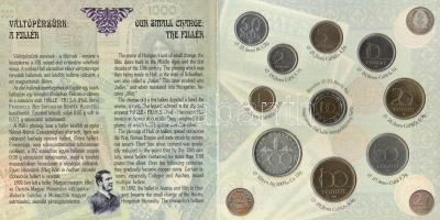 1997. 50f-200Ft 10klf db, benne 200Ft Ag "Deák", szettben T:BU Csak 7000db!