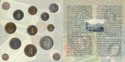 1997. 50f-200Ft 10klf db, benne 200Ft Ag "Deák", szettben T:BU Csak 7000db!