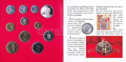 1994. 10f-100Ft 10klf db + 200Ft Ag "Deák" dísztokos szettben T:BU