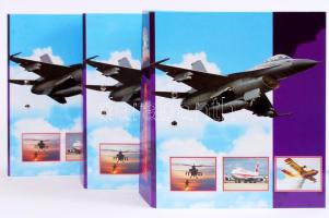 A világ repülő gépei. 1-16 csoportba szedve, 3db gyűrűs berakóban + Spitfire füzet