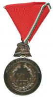1995. "Önkéntes Tűzoltó Szolgálati Érem XL" kitüntetés eredeti szalaggal T:2