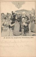 1899 Waisenhaus, Graz / charity card s: Fossel