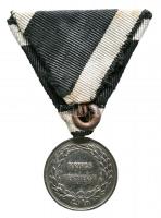 Német Államok/Poroszország 1864-1918. Háborús Érdemérem szalaggal, öntött replika/másolat eredeti sz...