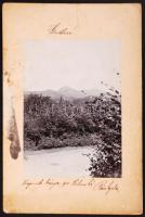 1901 Kapnikbánya, keményhátú fotó, 16×11 cm