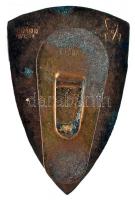 1914-1918. "Országos Frontharcos Szövetség" zománcozott Br miniatűr jelvénye Szign: Berán ...