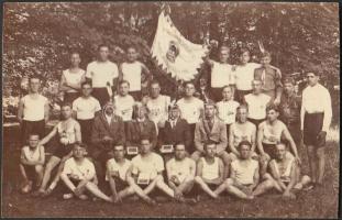 1926 Beregszász (?), Bereg vármegyei vitézi szék örökös vándorzászlója, photo (levágott / cut)