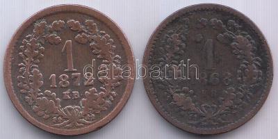 1868KB-1872KB 1Kr (2x) T:2-,3