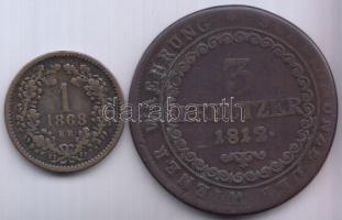 1812S 3Kr + 1868KB 1Kr T:2-,3