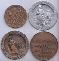 1960-1969. "Diósgyőr - Lenin Kohászati Művek" Al + Br pár + "Drávahíd Nyitás - Barcs" Br + "Királyi Magyar Egyetemi Nyomda - MDLXXVII" Br emlékérmek T:1-,2