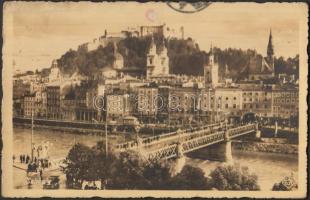 Salzburg Staatsbrücke, Altstadt, Salzach (fl)