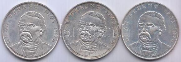 1994. 200Ft Ag "Deák" (3x) T:2