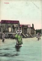 Balaton, fürdőzők