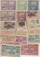 Ausztria 1920-1921. 20db városi szükségpénz T:1-2 Austria 1920-1921. 20 pcs of necessity notes C:UNC-XF