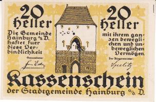 Ausztria 1920-1921. 10db városi szükségpénz T:1 Austria 1920-1921. 10 pcs of necessity notes C:UNC