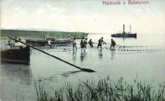 Balaton, halászok